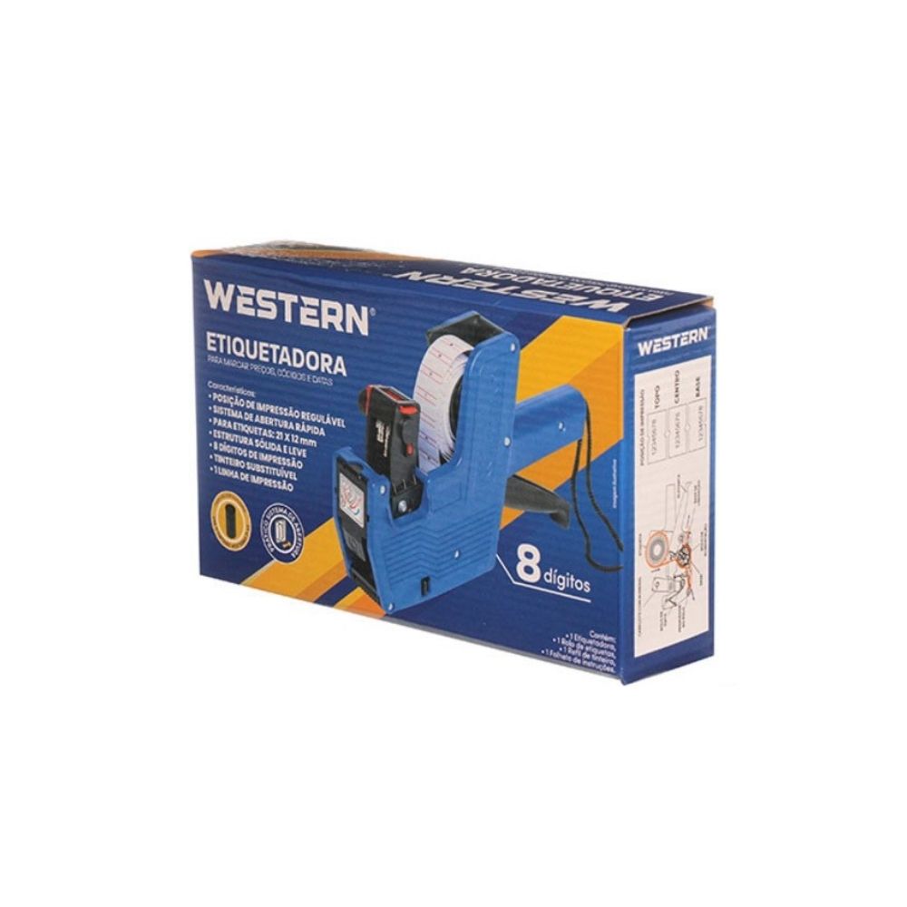 Etiquetadora De Preço Western 8 Dígitos | P-45