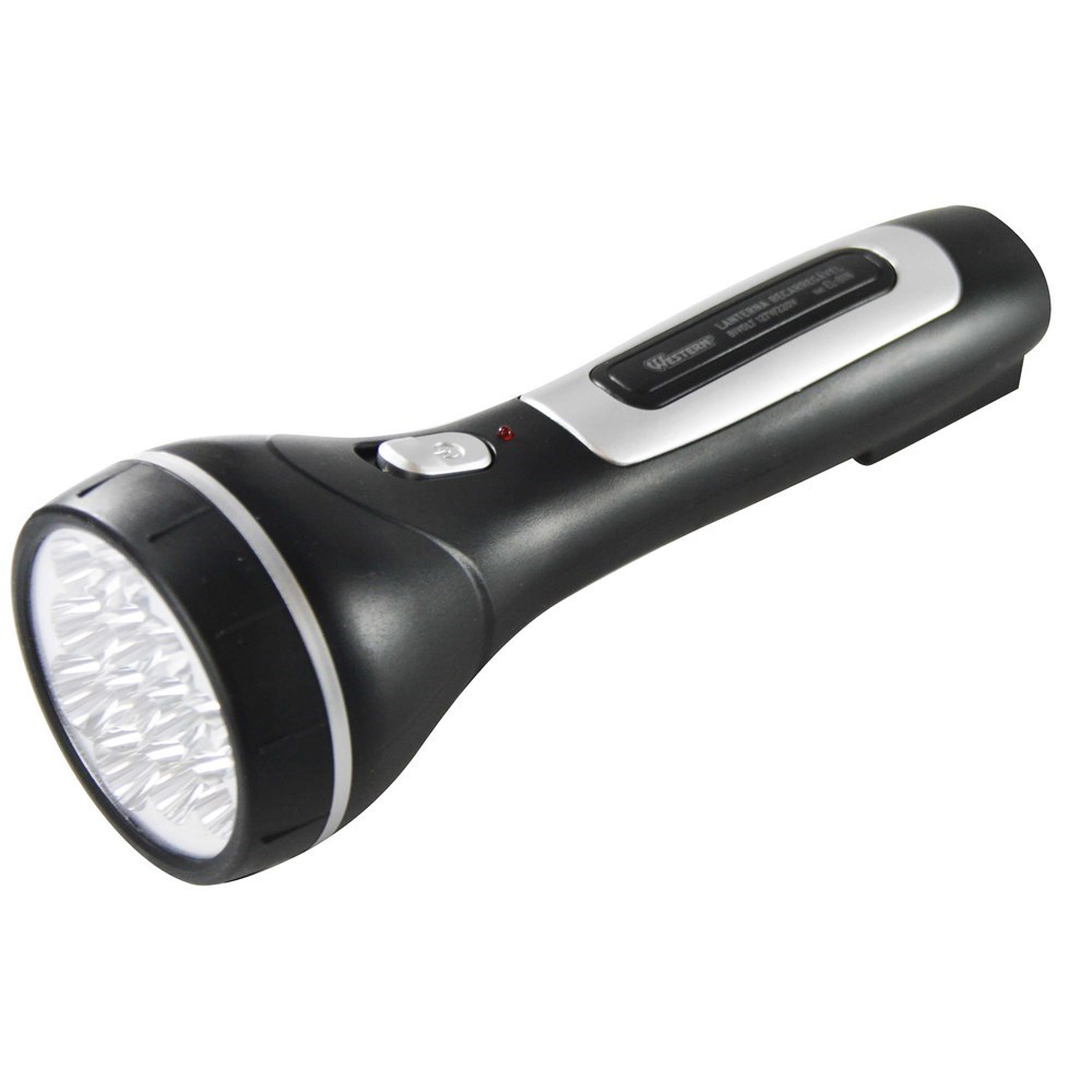 Lanterna Regarregável Western 12 LED Longa EL-81N