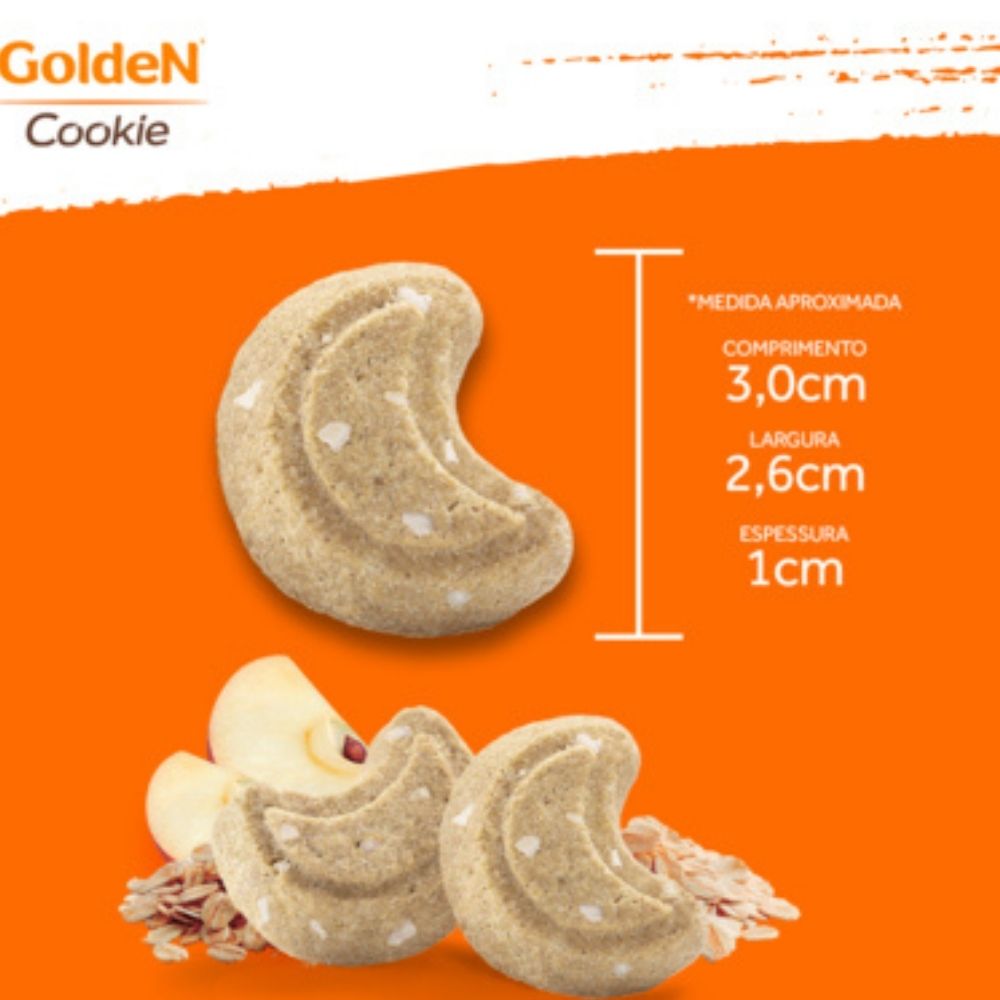 Cookie Cães Filhotes Maçã e Aveia Golden Premier Pet 350g