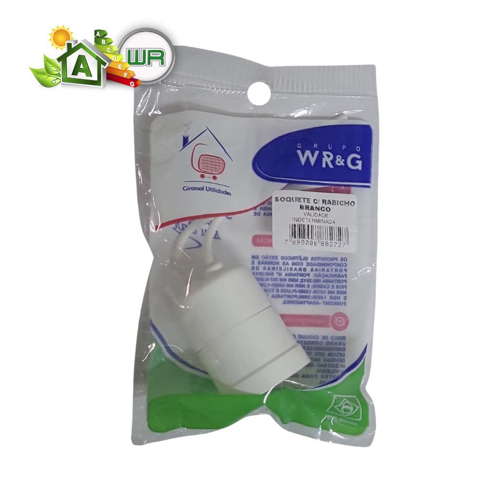 Soquete com Rabicho Wr Branco Flowpack 8272