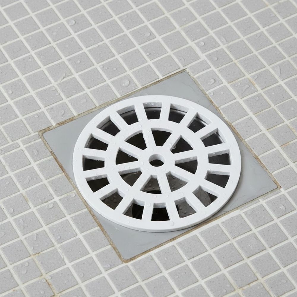 Grelha Plástica Dacunha Redonda Branca 10x10 7898076894448