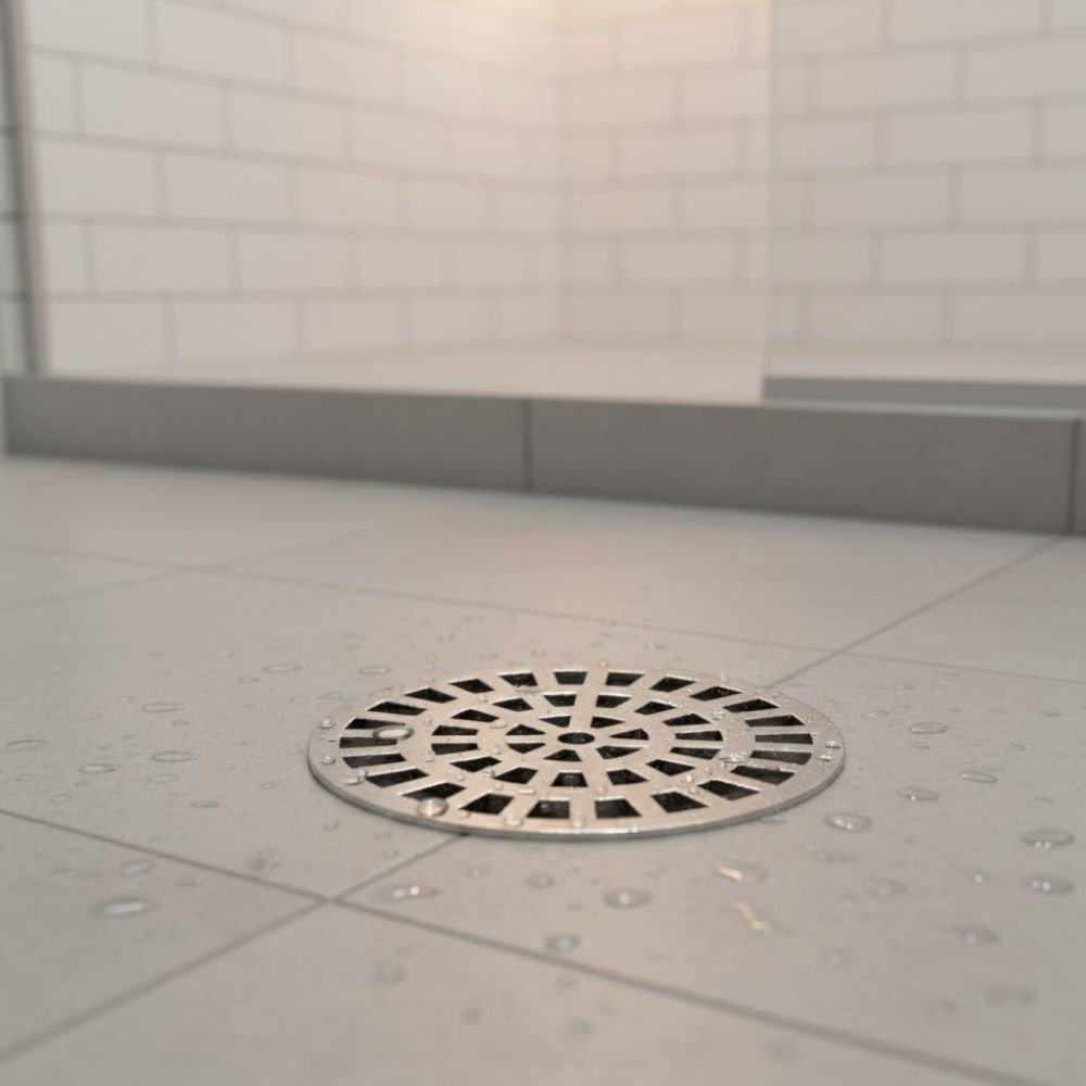 Grelha Plástica Dacunha Redonda Cromada 15x15| 7898076894493