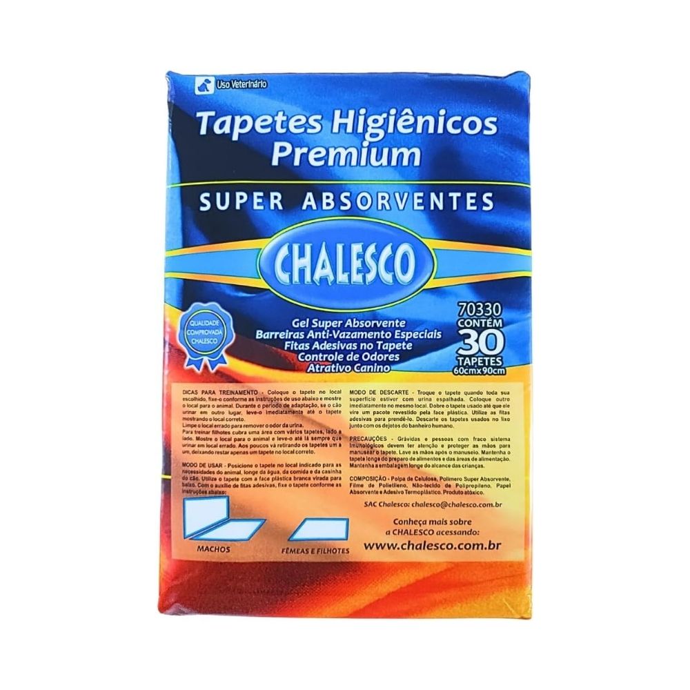 Tapete Higiênico Chalesco 30un
