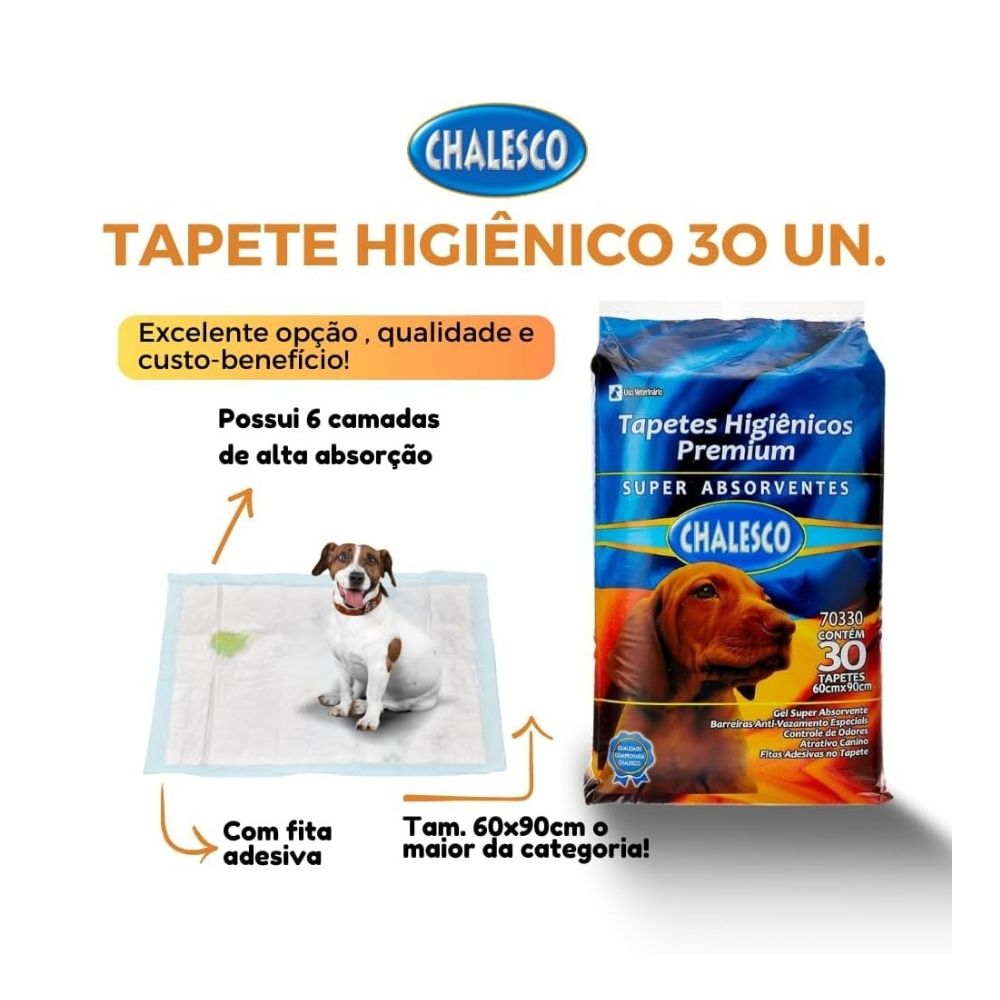 Tapete Higiênico Chalesco 30un