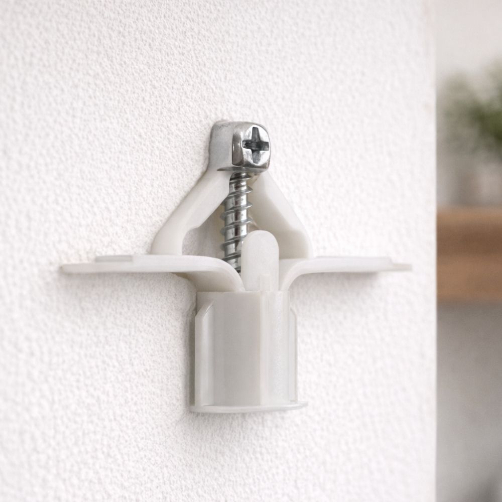 Bucha Fixação Sforplast Gesso Drywall 2" 04 a 16 + Parafuso 25 Peças Fly 204