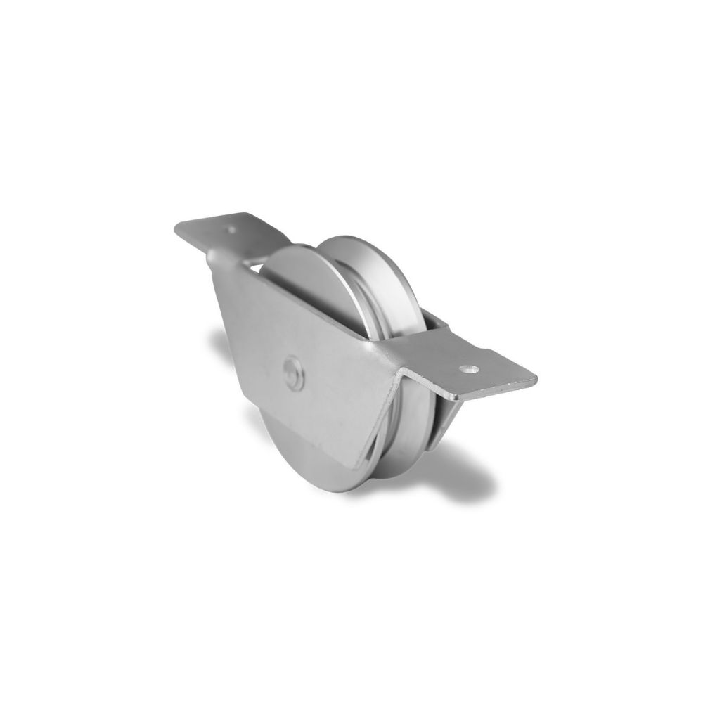 Roldana "V" Jocec com Suporte Aberto e Rolamento 3" 14204