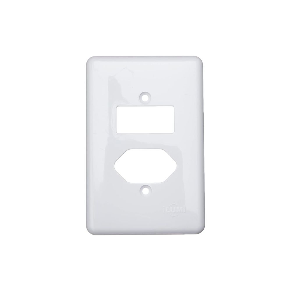 Placa Ilumi Styllus 4X2 (1 Saida+tomada) ) 20420