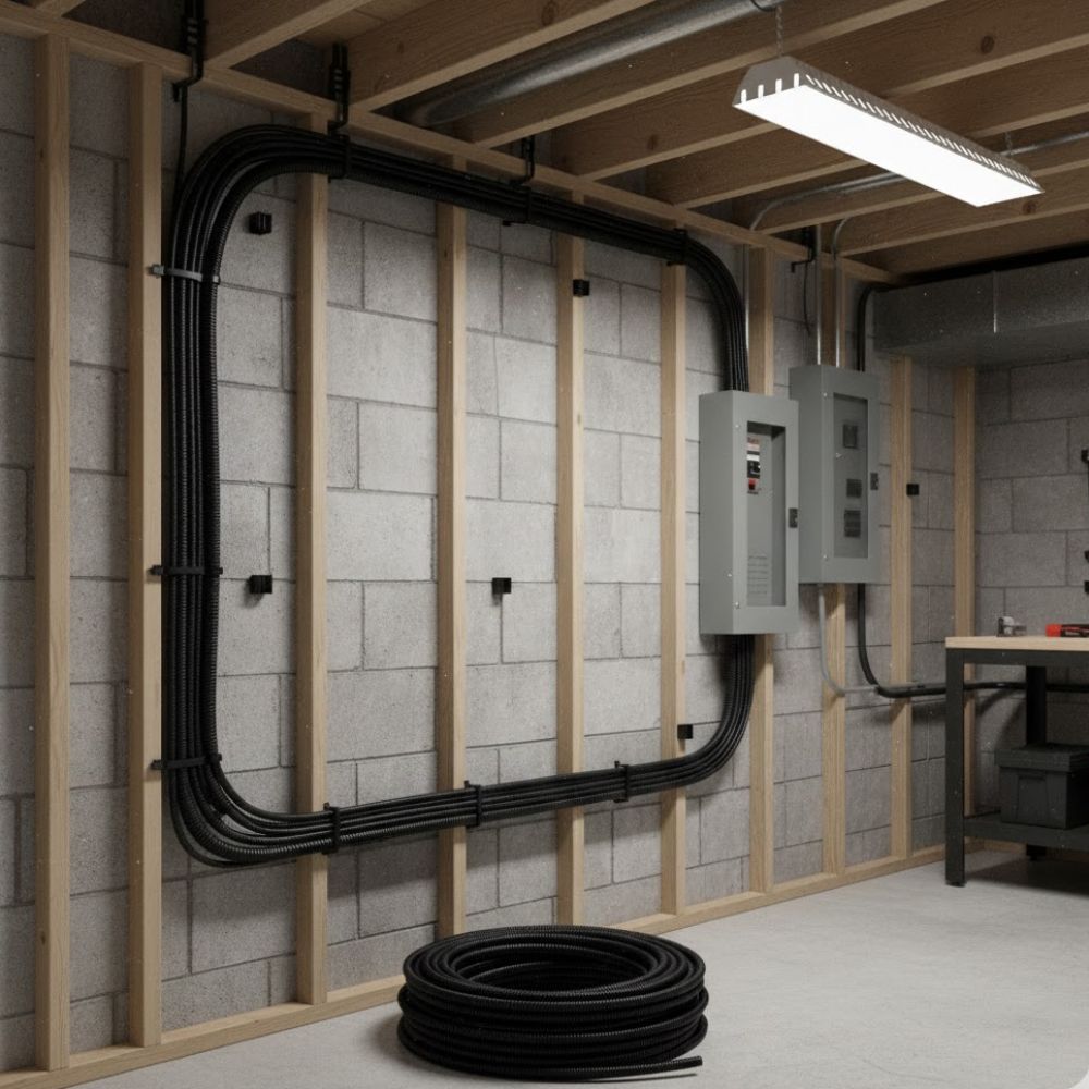 Conduíte Conduflex Pead Preto 1.1/2" 25M com Guia 16018