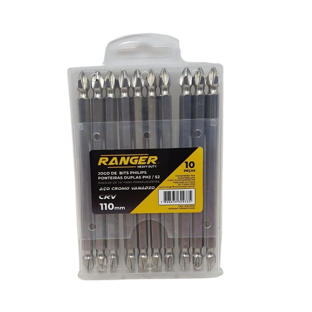 Jogo de Pontas Phillips Ranger PH2 - 110MM C10 | RJB-2000