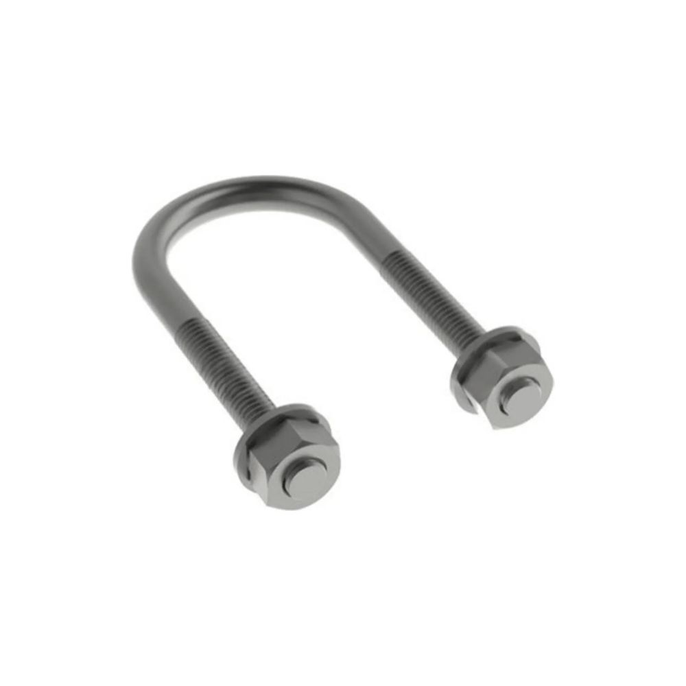 Abraçadeira Tipo U Vergalhão Perfilaço (G)2x1/4 25 Peças | A4013