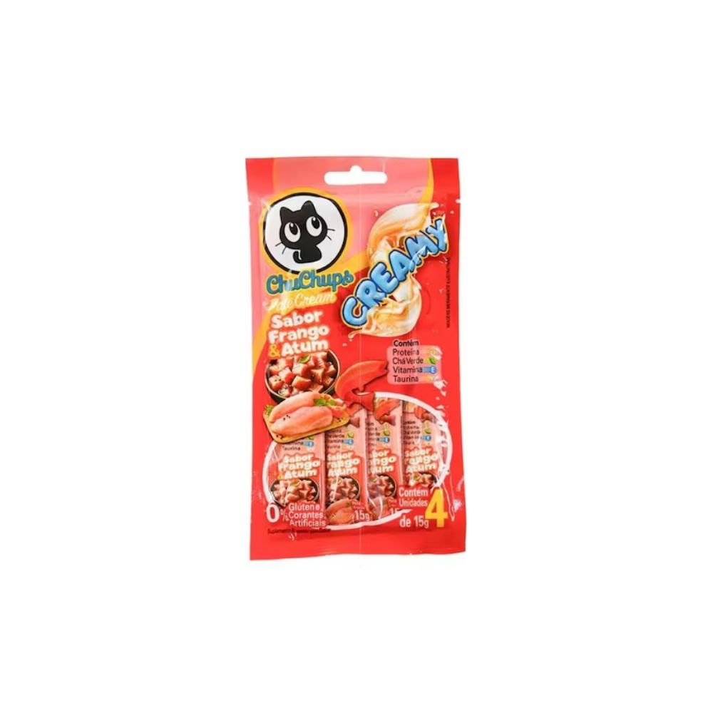 Petisco para Gatos Sabor Frango e Atum Gatex 15g 4un