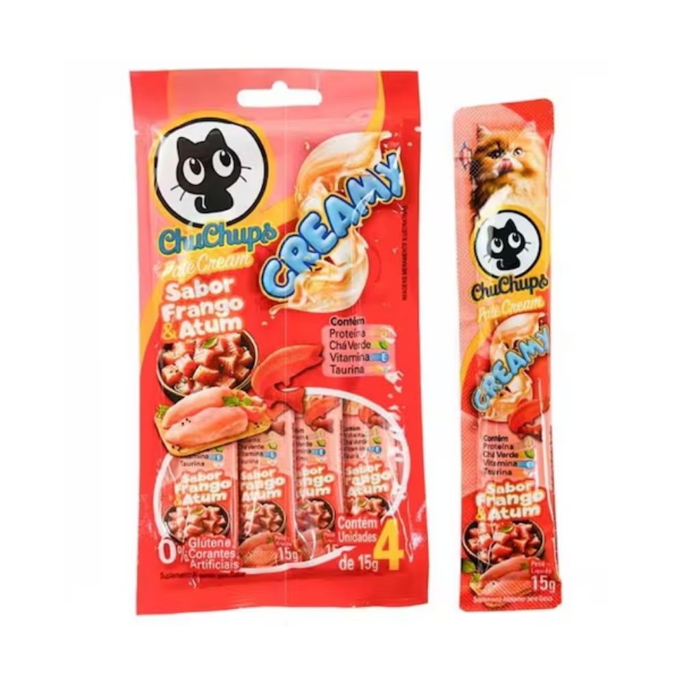 Petisco para Gatos Sabor Frango e Atum Gatex 15g 4un