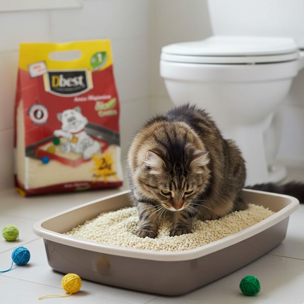 Areia Higiênica Dbest Bio Grossa 2kg