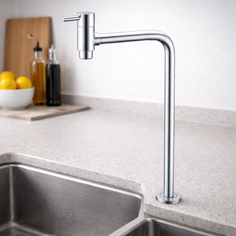 Torneira Cromada de Cuba Longa - ALPES