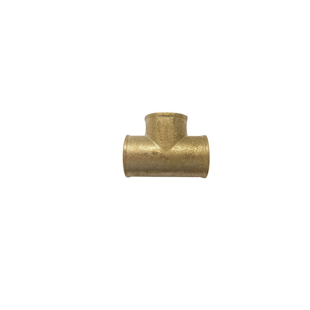 Tee Latão Metais Rei 1/2" Rosca Rosca Amarelo 10074
