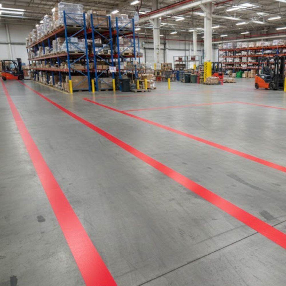 Fita Demarcação Solo Koretech 48X14M Vermelha PA.51.11.4.0005