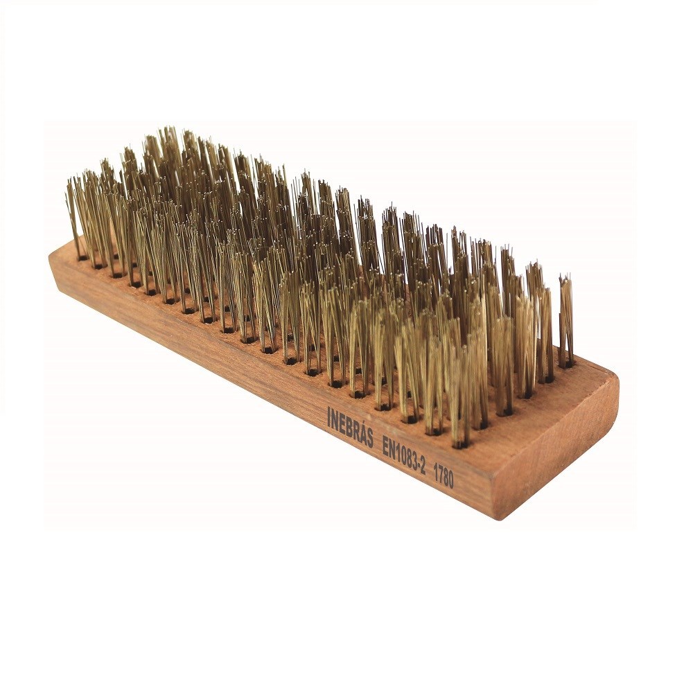 Escova Aço Inebras 1780/6 Latonada Profissional sem Cabo 6715