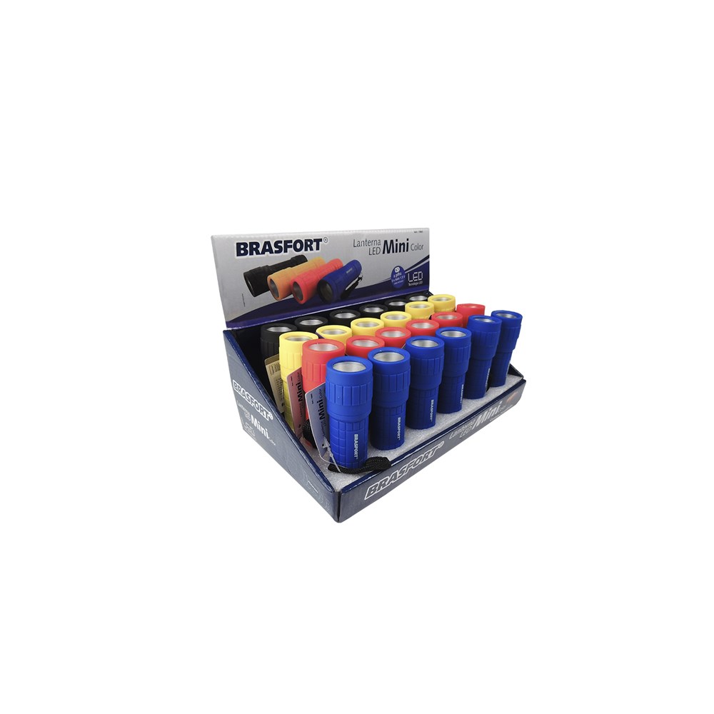 Lanterna LED Brasfort Color P/3AAA 7865