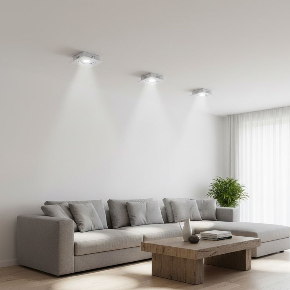 Spot LED Galaxy Quadrado 05W 6500K Direcionavel 1811