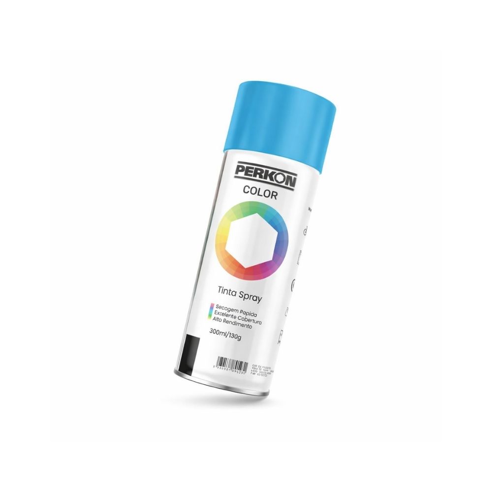 Tinta Spray Perkon Uso Geral Azul Claro - 300ML | 7193