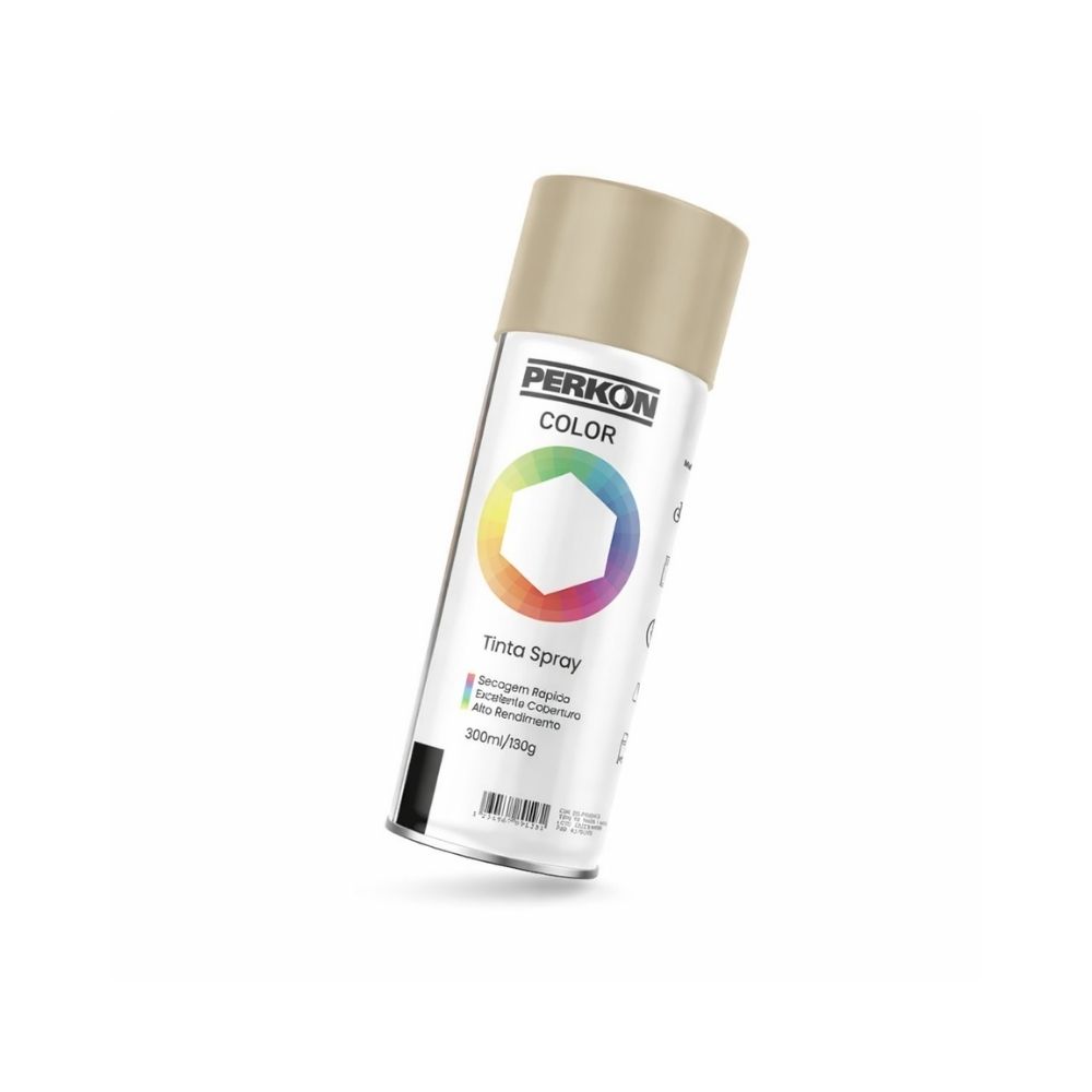 Tinta Spray Perkon Uso Geral Bege - 300ML | 7195