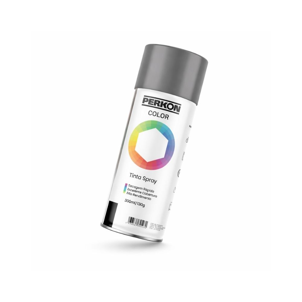 Tinta Spray Perkon Uso Geral Cinza Primer - 300ML | 7202