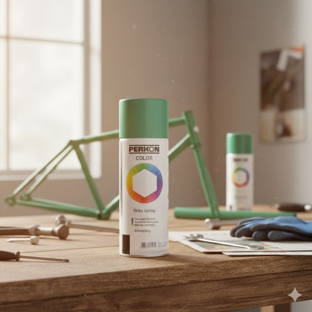 Tinta Spray Perkon Uso Geral Verde Escuro - 300ML | 7211