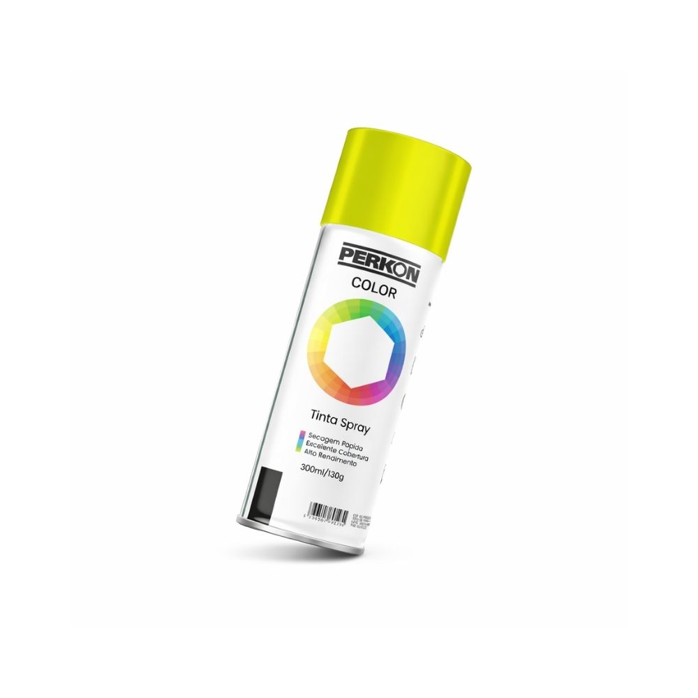 Tinta Spray Perkon Luminosa Amarelo - 300ML | 7173