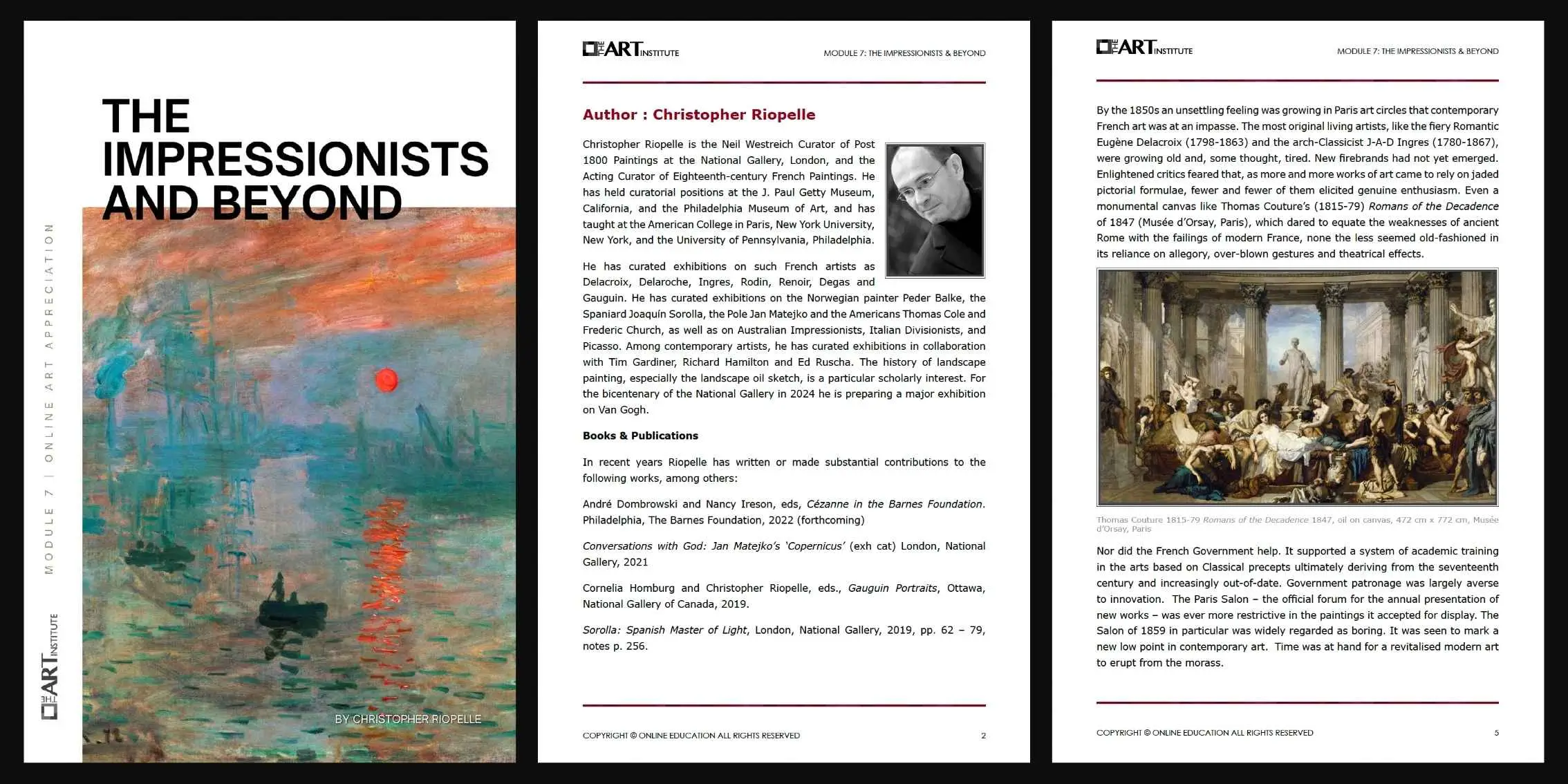 Module 7 Impressionists & Beyond Preview