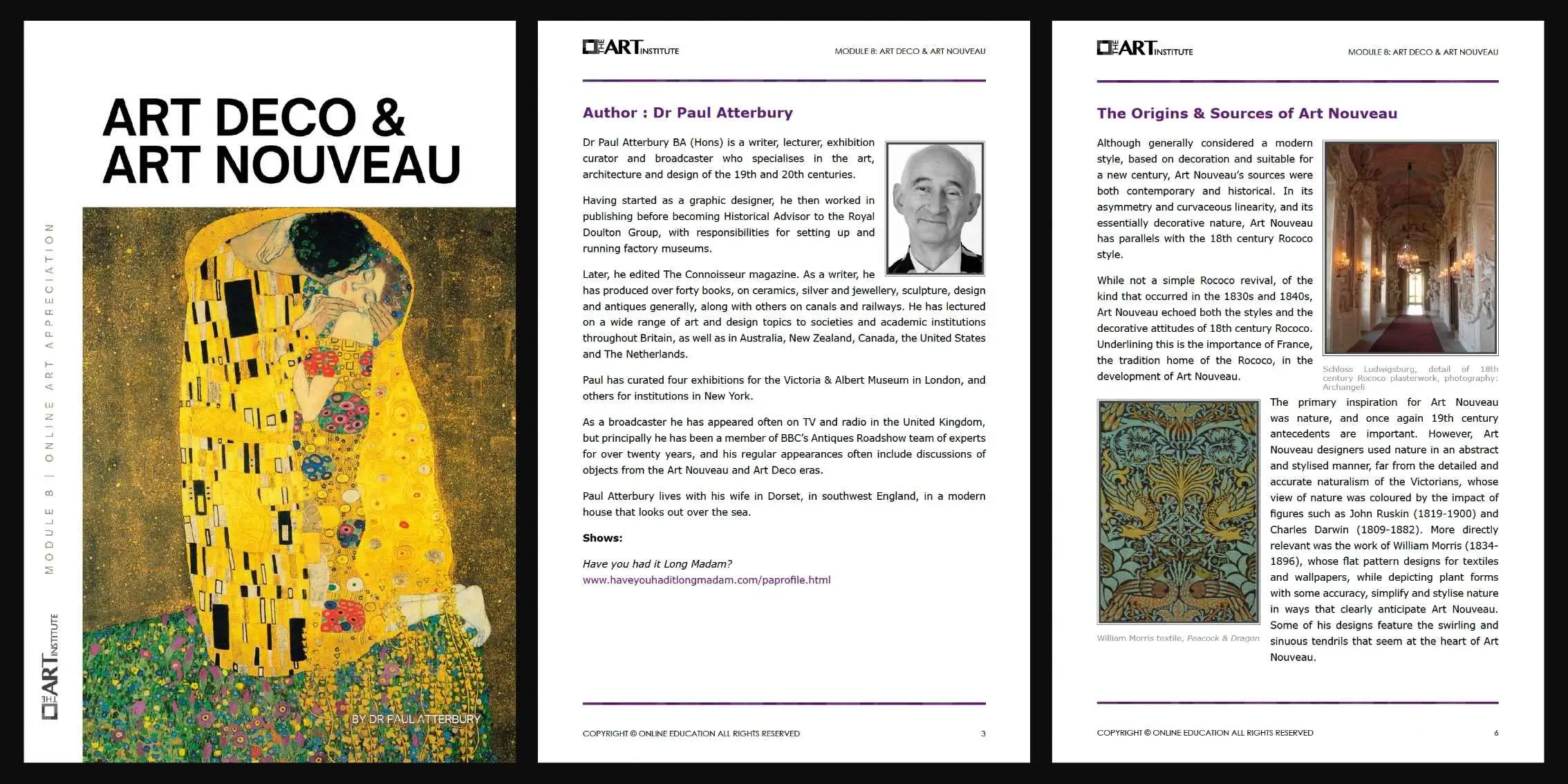 Module 8 Art Nouveau & Art Deco Preview