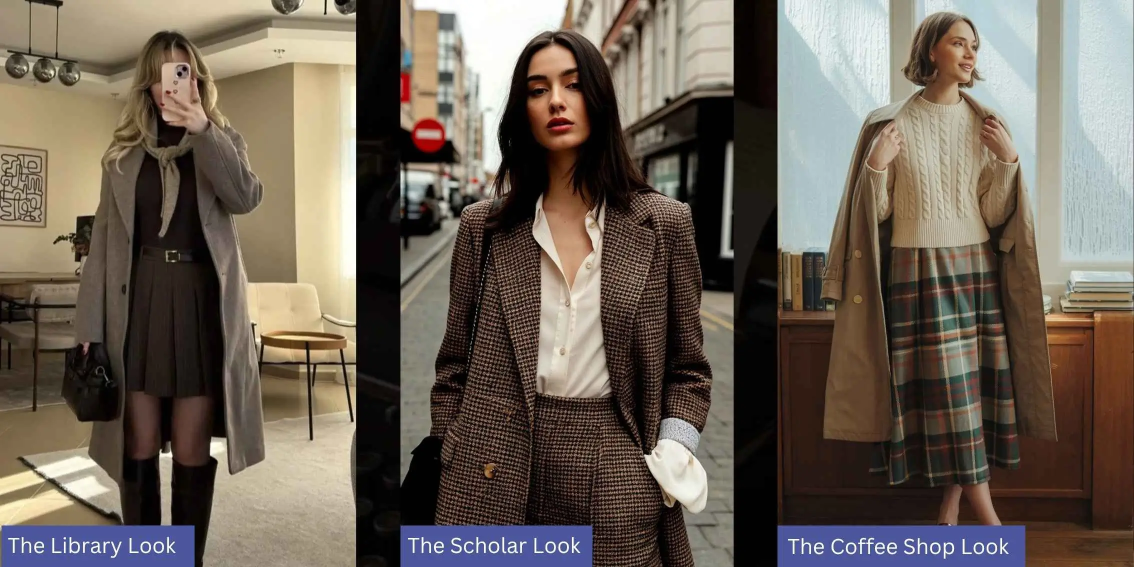 Dark academia outfit inspiration for women