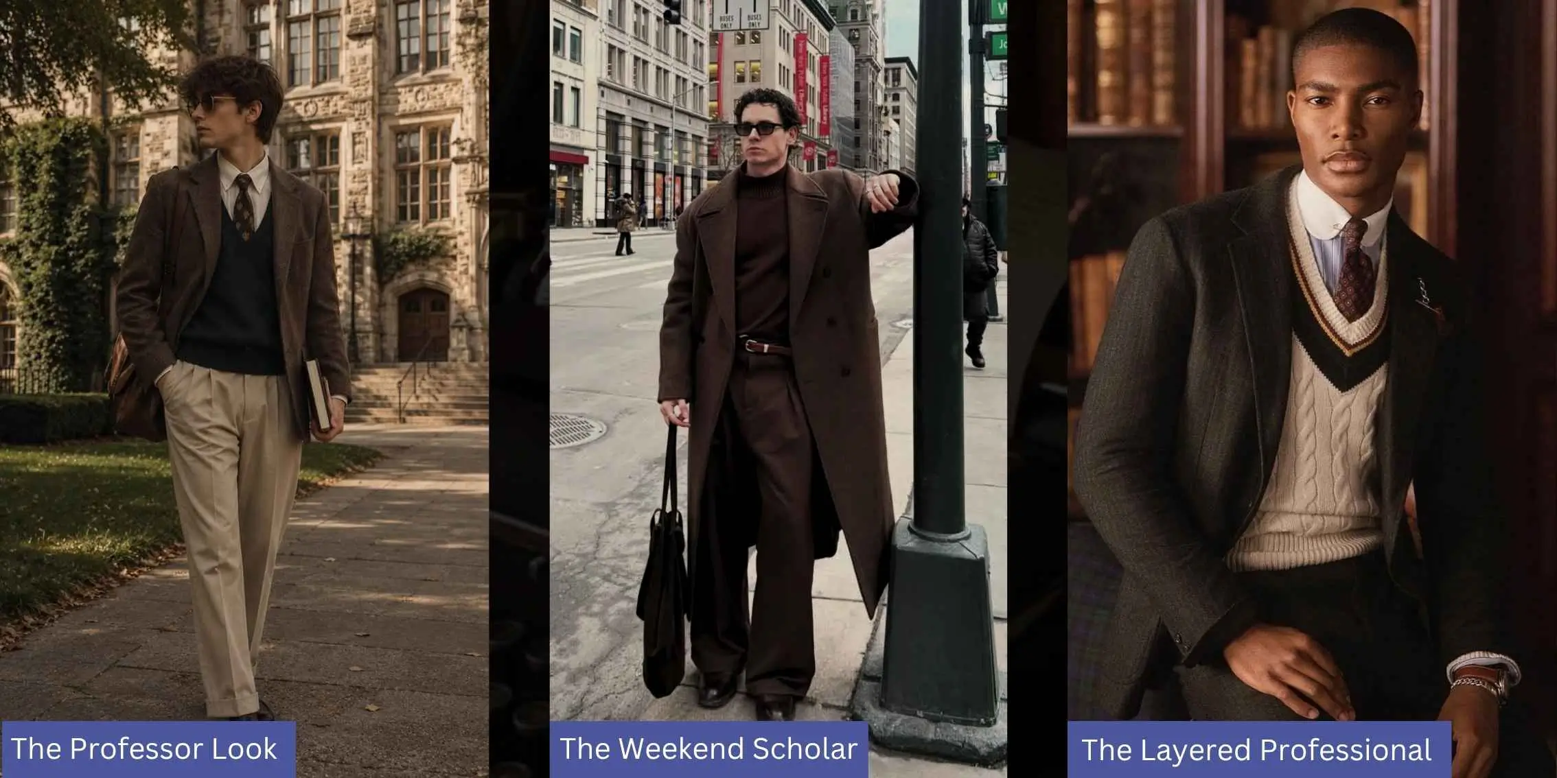 Dark academia outfit inspiration for men
