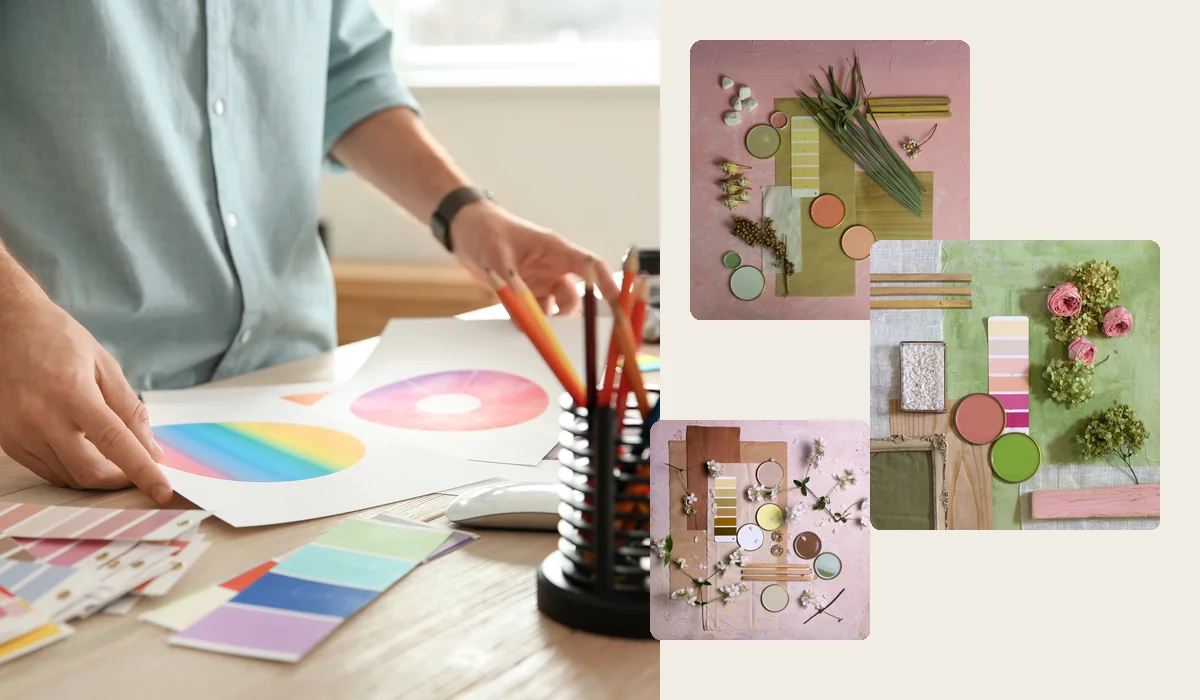 Farbkreis und Farbkonzepte im Interior Design