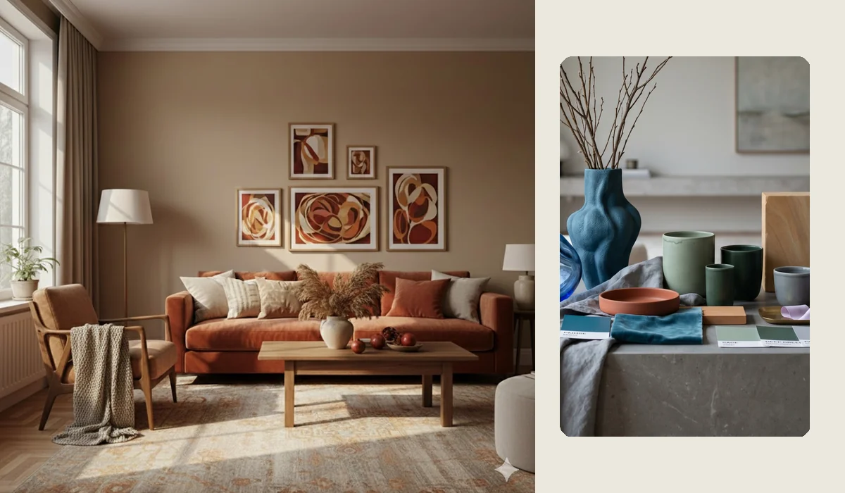 Farbe, Atmosphäre und Wohlbefinden im Wohnraum
