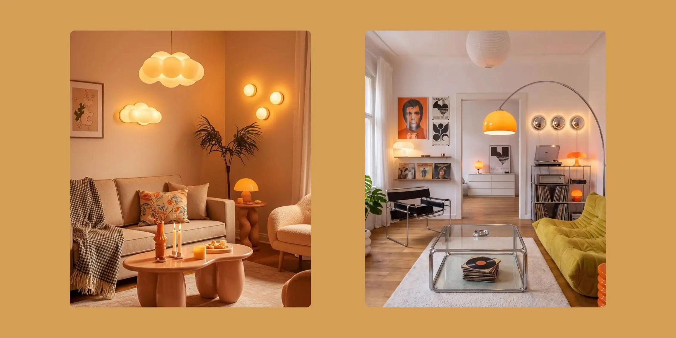 Éclairage intérieur chaleureux