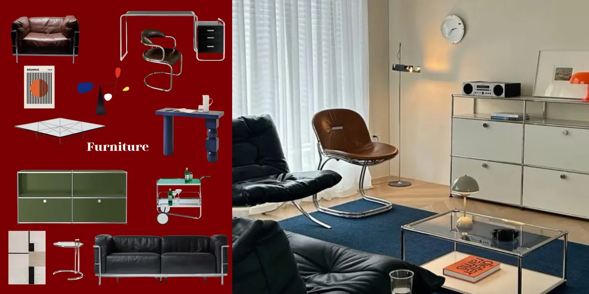 Bauhaus Storage and Cabinets with Clean Lines and Minimal Styling