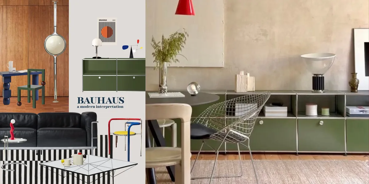 Bauhaus Furniture Styling Inspiration with Minimalist Layout and Curated Objects