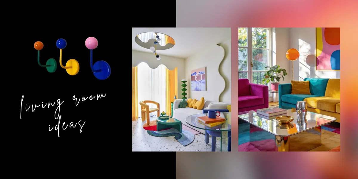 Dopamine decor living room inspiration