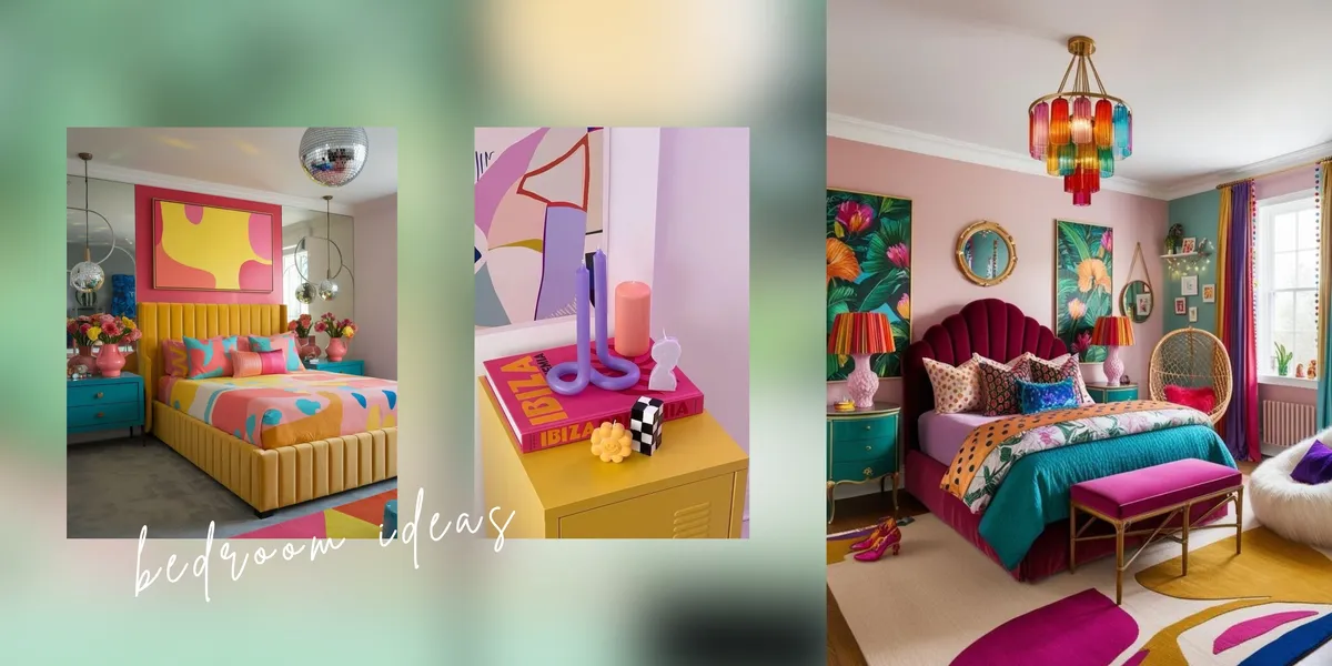 Dopamine decor bedroom styling