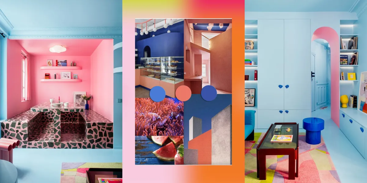 Dopamine decor colourful interior inspiration