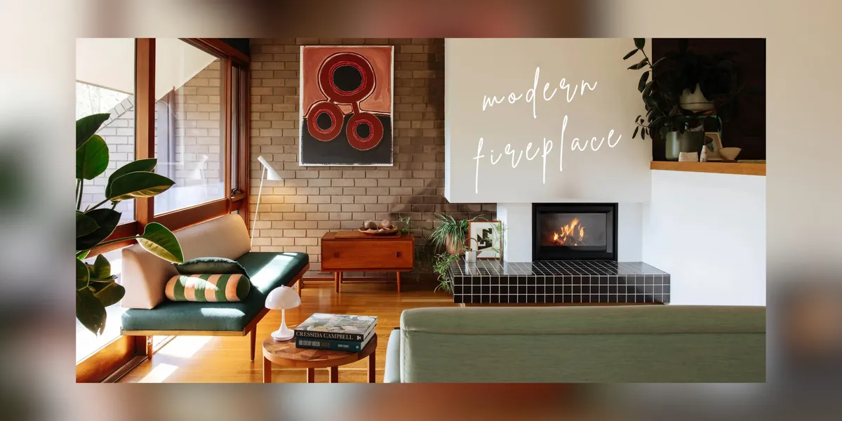 Mid-Century Modern Living Room with Sculptural Furniture