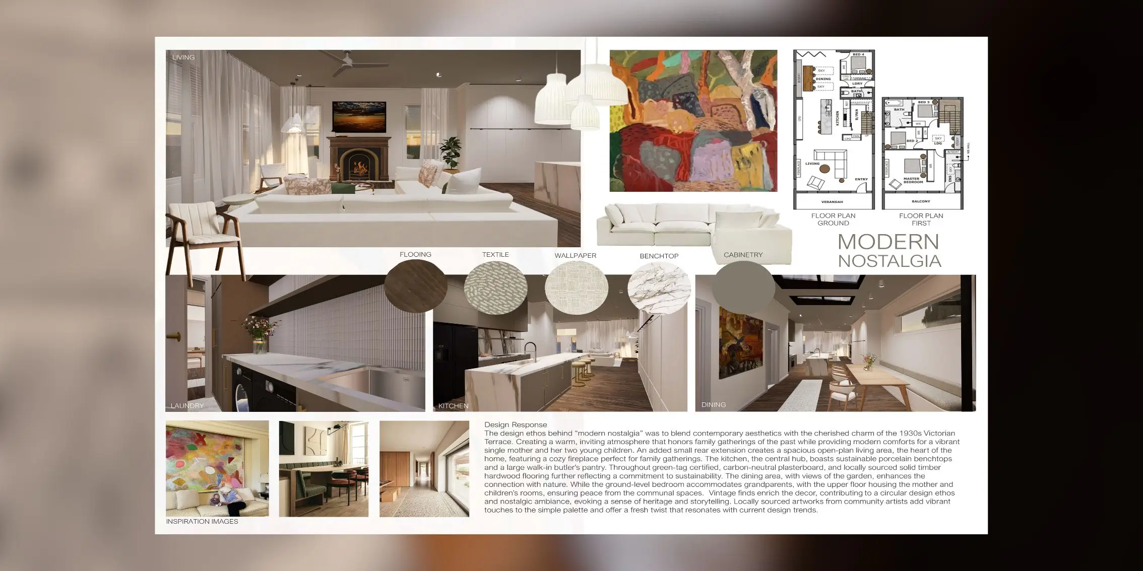 Interior Design Project by Amy Donehue 3D Visualisation of Interior Design Portfolio Project for the
DIA’s GOTYA Awards