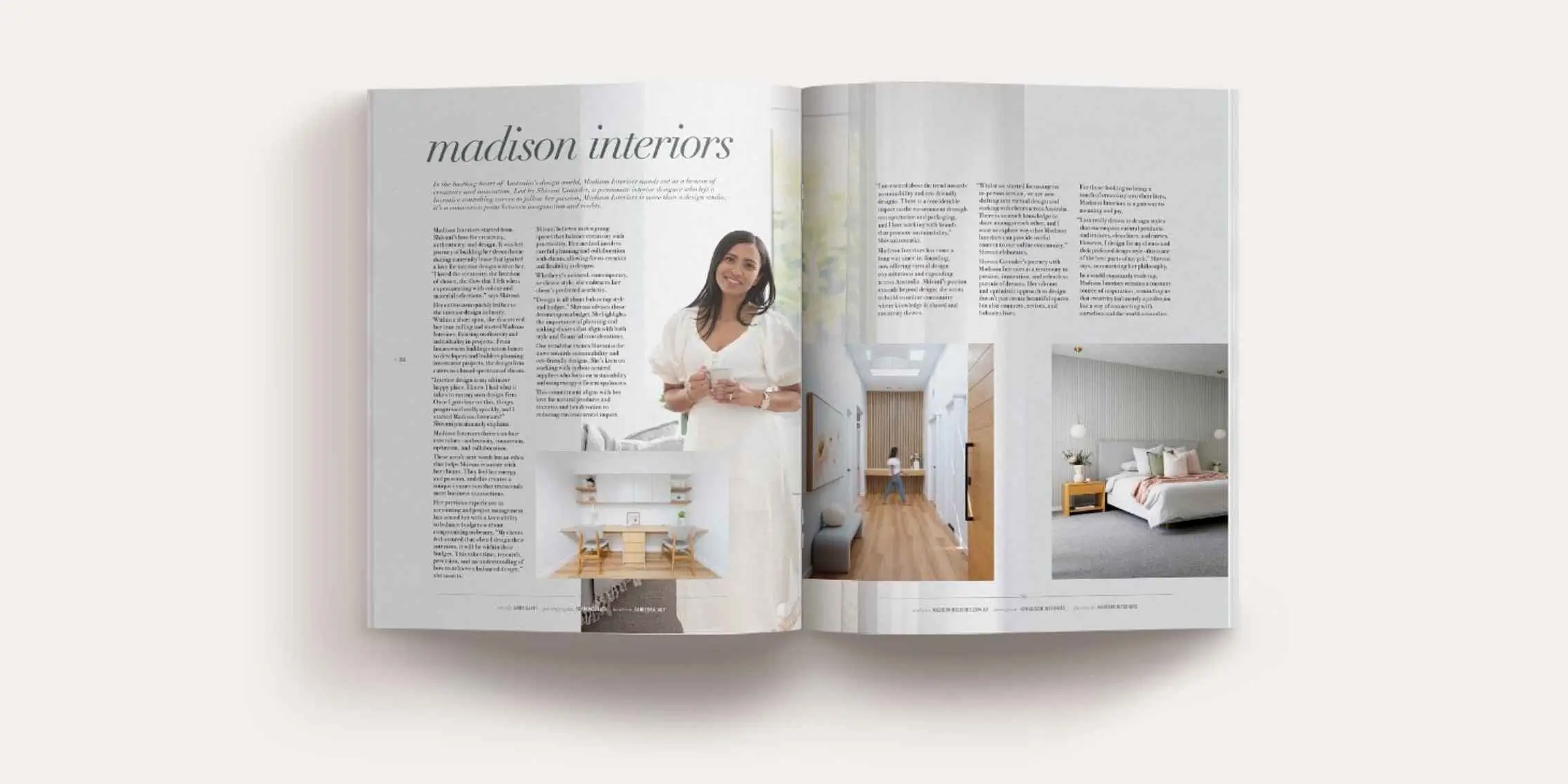 Shivani Gounder’s Path to
Interior Succes Downtown Magazine feature