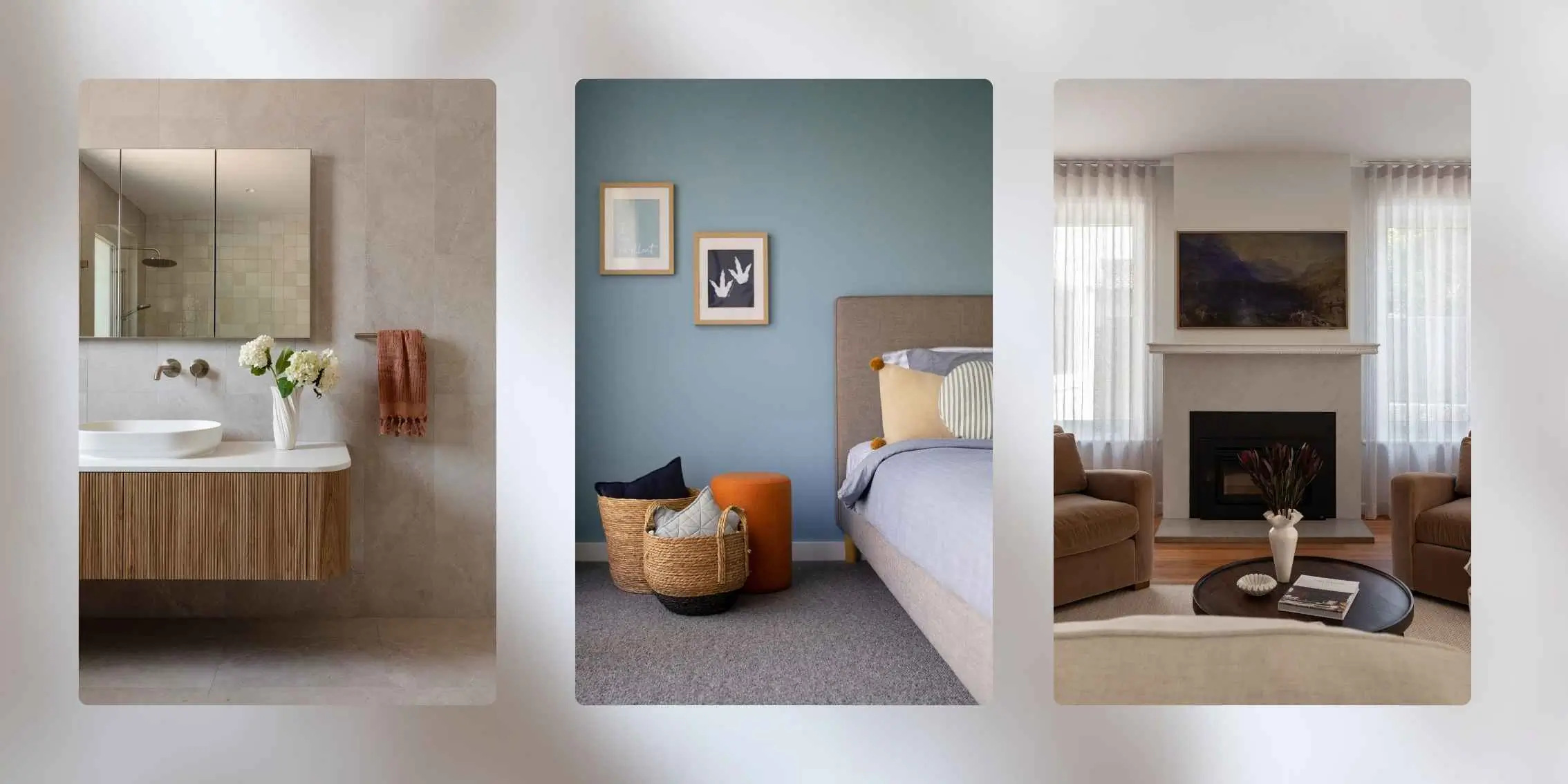 Interior Projects by
The Interior Design Institute Graduate Warm and inviting rooms designed by Shivani Gounder, highlighting
thoughtful styling and Australian interior trends.