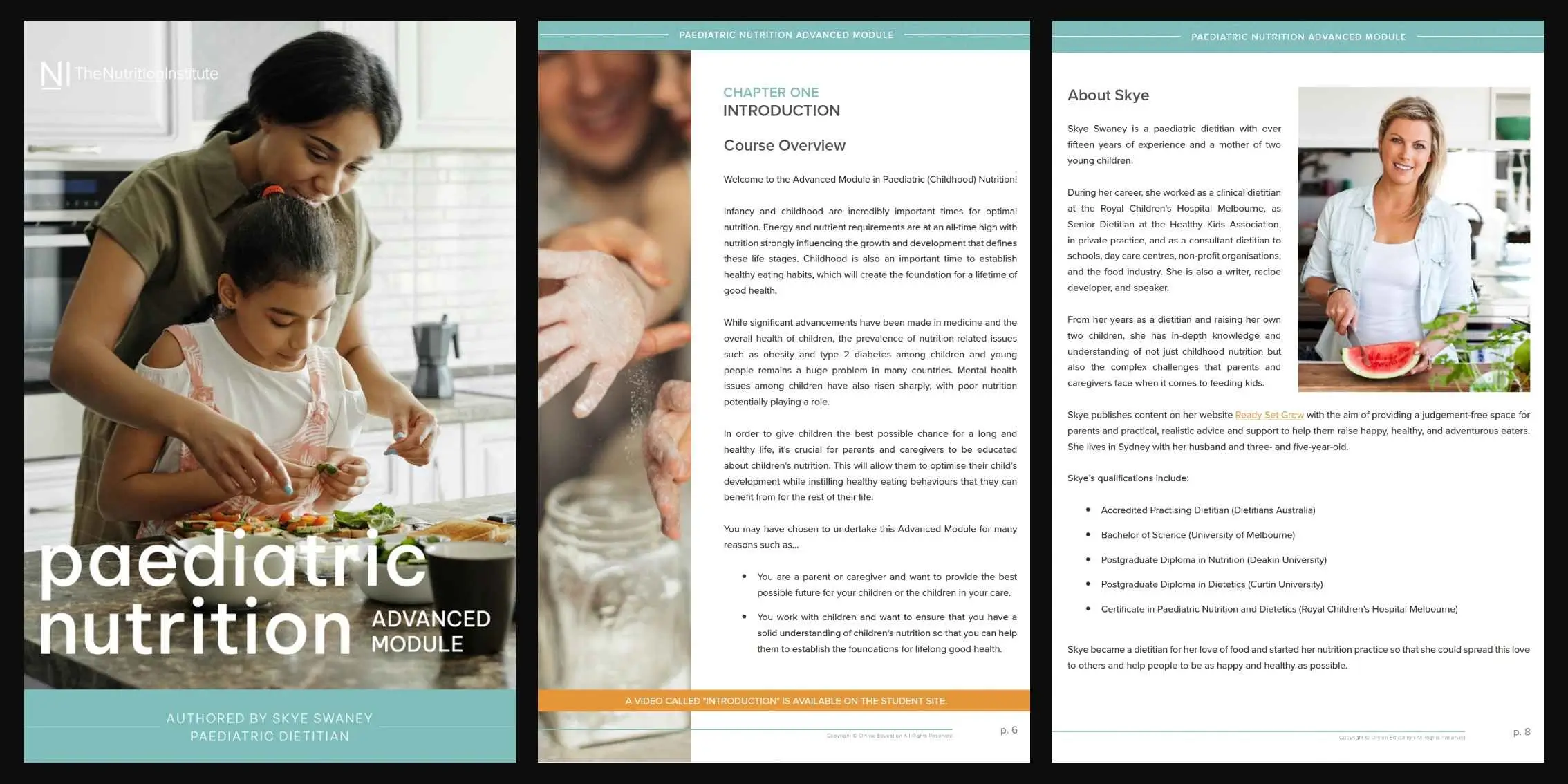 Paediatric Nutrition Advanced Module Preview