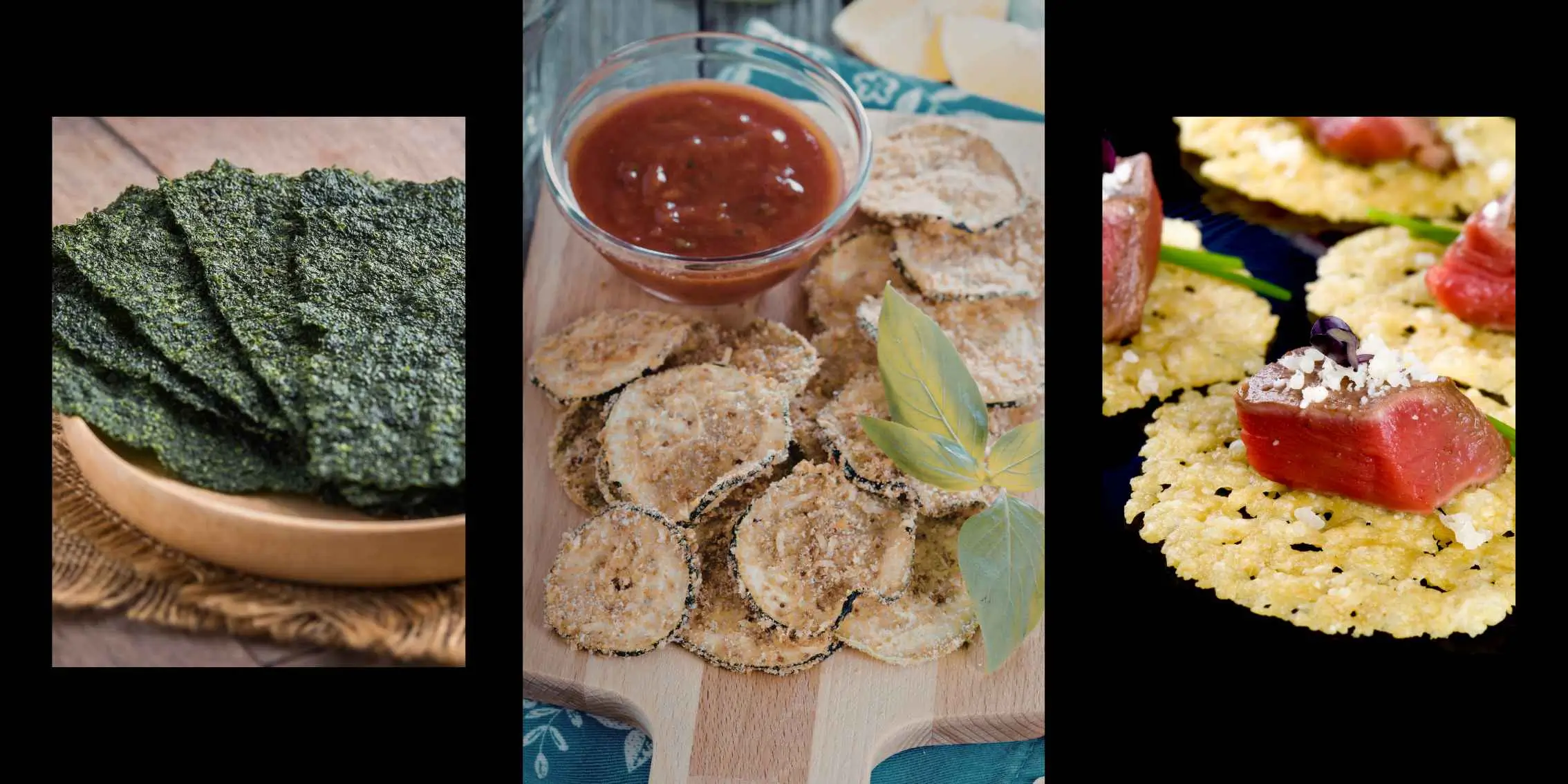 Crunchy low carb snacks