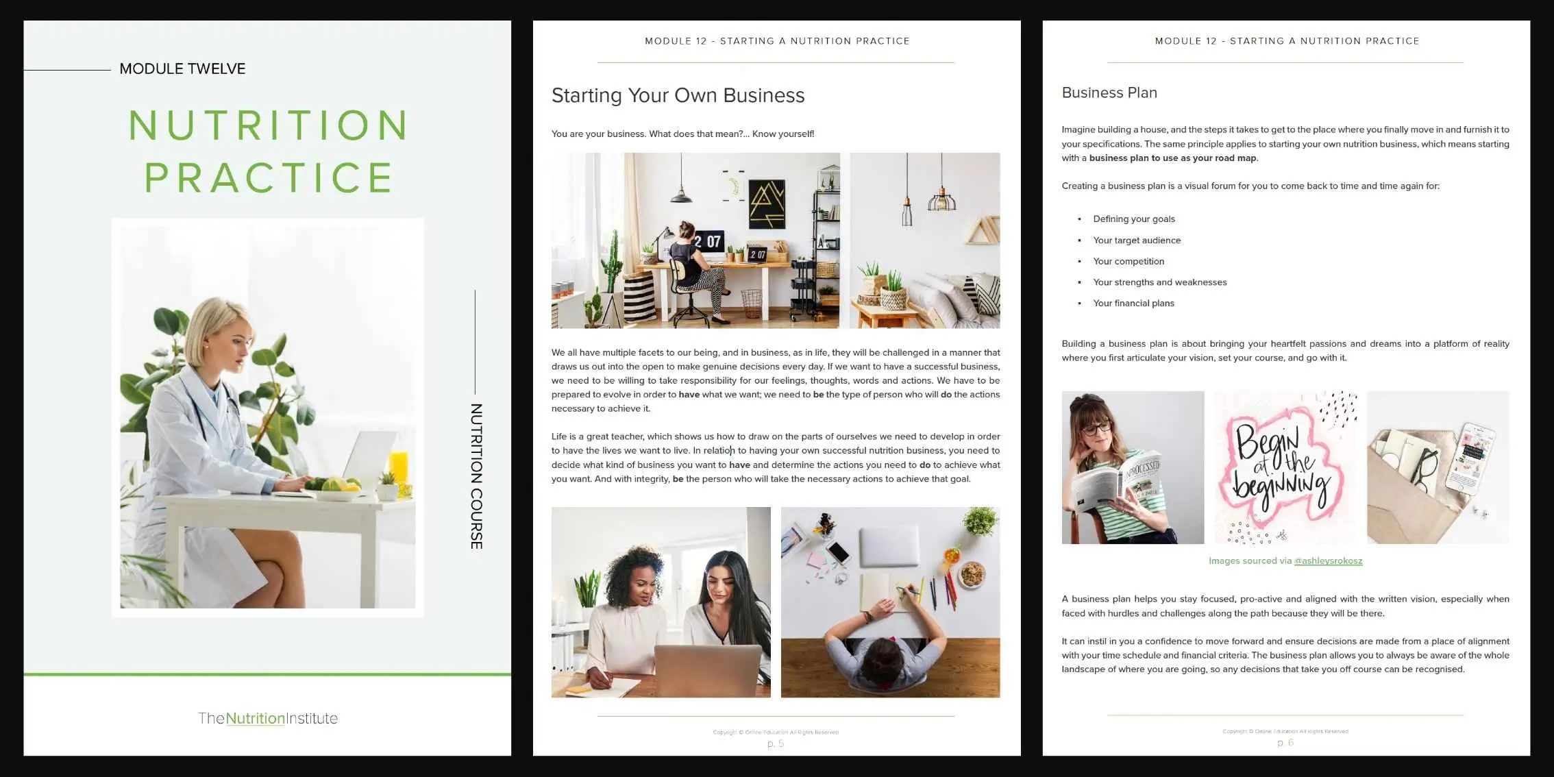 Module 12 Starting Your Own Nutrition Practice Preview