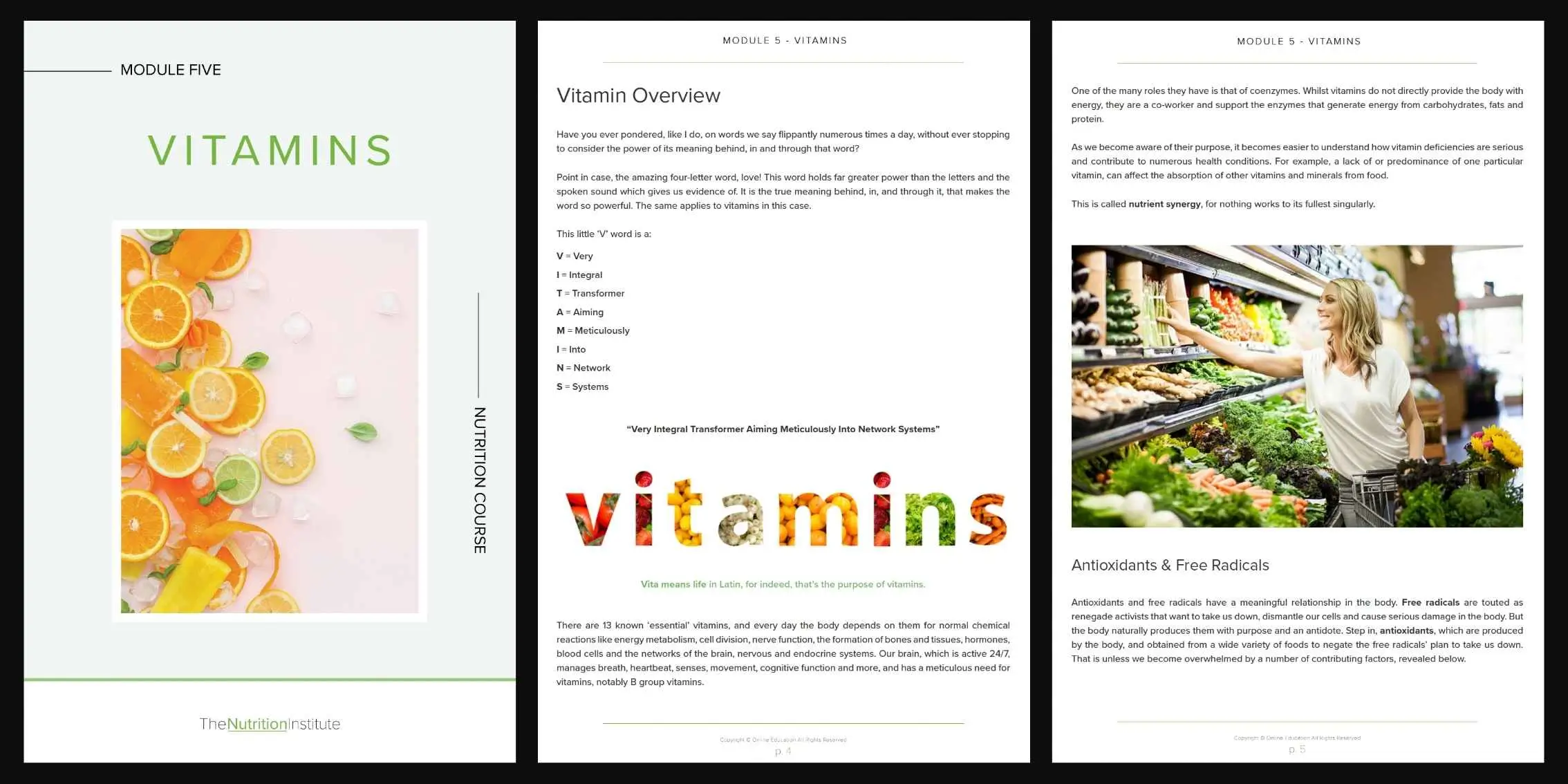 Module 5 Vitamins Preview