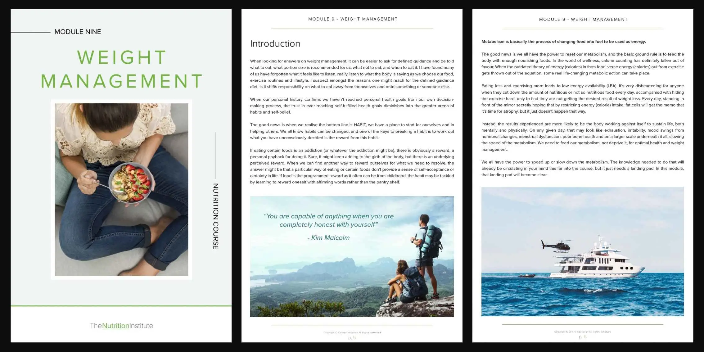 Module 9 Weight Management Preview