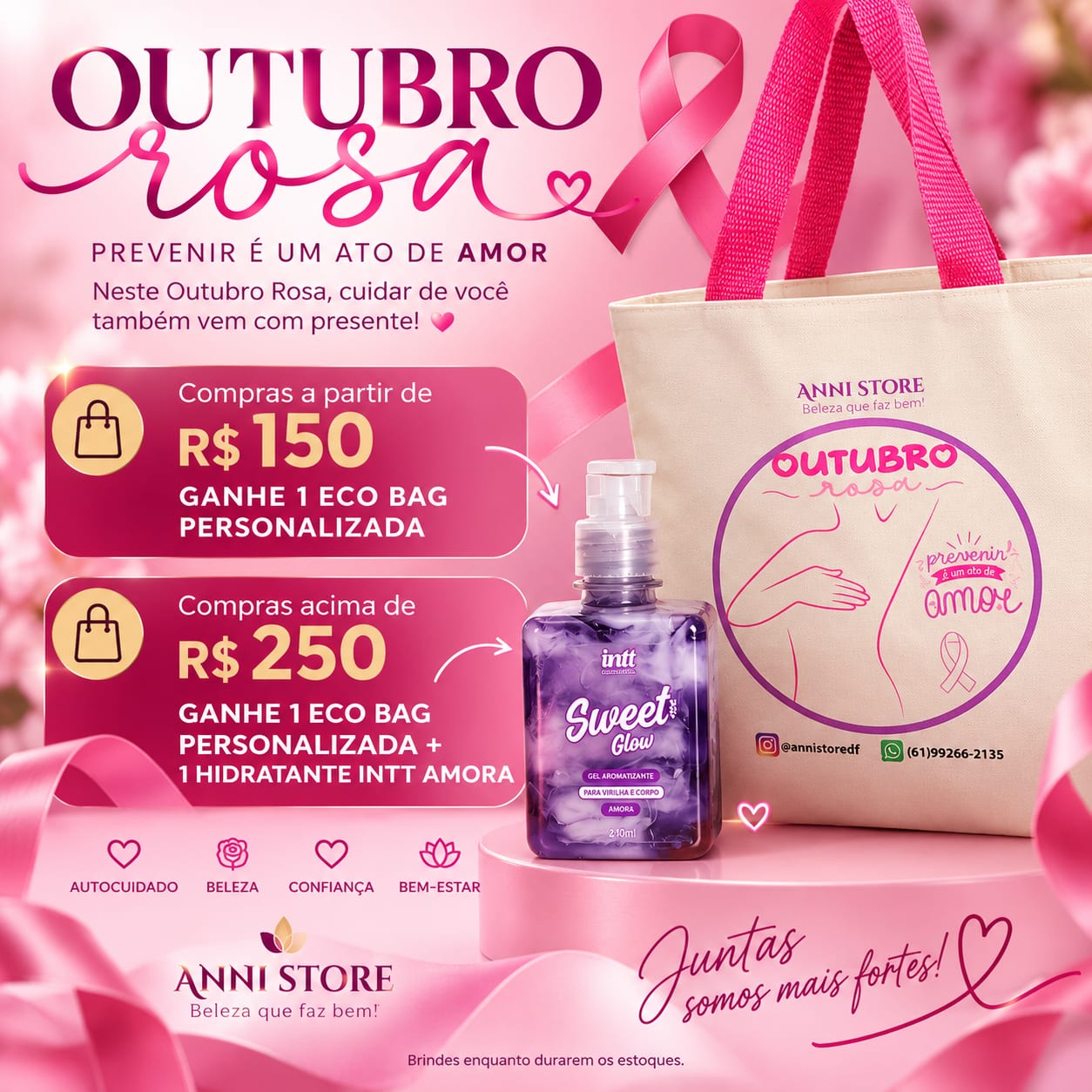 🎀 OUTUBRO ROSA NA ANNI STORE 🎀